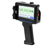 Machine de marquage à jet d'encre électrique à bas prix, imprimante portable plate de 12,7 mm, résolution 600 dpi, encre à séchage rapide, manuelle, pour papier et plastique