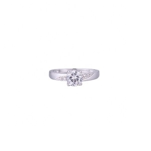 Bague en laiton avec grand diamant CZ pour homme et femme, idéale pour les fêtes, prix d'usine - Product Image 1