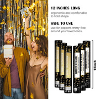 YESHOW nouveau Design vente en gros, fête de mariage, confettis Popper ensembles de canons en or avec MSDS
