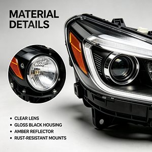 Conjunto de Faro Delantero Izquierdo, Lámpara Delantera para Automóvil, Piezas de Iluminación para <span class=keywords><strong>Honda</strong></span> 33150-TJA-H02 - Product Image 3