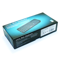 Keyboard Nirkabel Mini 2.4G dengan Touch Pad dan Air Fly Mouse untuk Android TV Box, Laris Terjual
