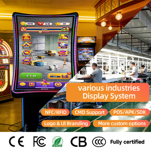 Écran tactile incurvé professionnel pour machine à sous de casino avec halo programmable pour <span class=keywords><strong>jeu</strong></span> de compétences - Product Image 2