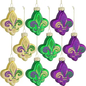 Mardi Gras Ornaments New Orleans Hanging Ornaments Carnival Holiday Party Favors Fancy Party Decor Holiday Gifts Party Supplies