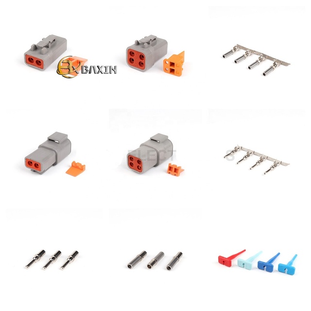 2/4pin Deutsch DTP Series 2pin 4pin Male Female Auto Connector for Automoive Wire Harness