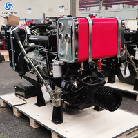 Moteur diesel atmosphérique ZH490P 4 cylindres 2,54 L avec poulie d'embrayage pour machines agricoles et équipements à entraînement par courroie