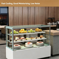 Vitrine réfrigérée écologique pour buffet et gâteaux, idéale pour les cafés d'hôtel