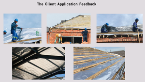 Barrière réfléchissante renforcée de papier d'emballage de papier d'aluminium/MPET FSK comme surface de <span class=keywords><strong>laine</strong></span> de verre de <span class=keywords><strong>laine</strong></span> de <span class=keywords><strong>roche</strong></span> - Product Image 3