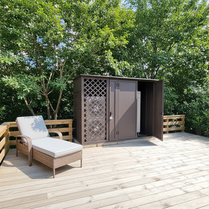 Imperméable, résistant au soleil, écologique, durable, multifonctionnel, robuste, en alliage d'aluminium avec revêtement en poudre, moderne, facile à assembler - Product Image 6