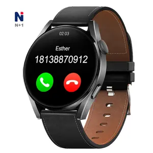 2023 터치 스크린 NFC 전화 smartwatch 음악 gps 방수 심장 박동 스마트 전화 시계 남성