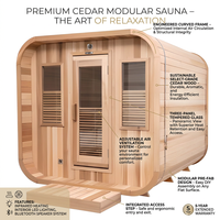 Produit personnalisé meilleur vendeur extérieur en bois massif beaucoup de gens poêle de sauna chambre de sauna mobile chambre pour commercial