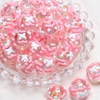 Breloques personnalisables gravées en acrylique/plastique/lucite, perles épaisses pour la création de chaînes de téléphone, pendentifs de sac, bandeaux et kits de bijoux DIY