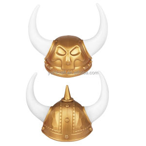 <span class=keywords><strong>Casque</strong></span> de Viking antique personnalisé <span class=keywords><strong>HLC</strong></span> avec cornes, chapeau de gladiateur romain médiéval, accessoire de déguisement pour fête cosplay - Product Image 2