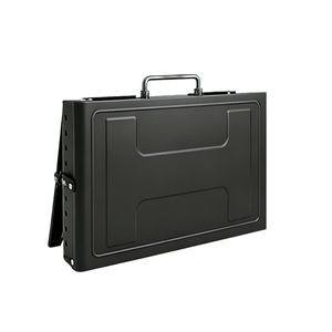 Barbecue au <span class=keywords><strong>charbon</strong></span> de bois portable Pinnovo, pliable, style valise - Barbecue pour le camping en plein air, usage domestique - Product Image 3