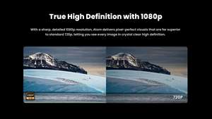 El Mejor Proyector Láser para Google TV, Nuevo Lanzamiento Dangbei Atom ALPD, 1200 ISO Lúmenes, 3D, 4K Ready, HDR10/HLG, Altavoces Integrados - Product Image 3