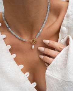 Zooying Dainty apatie หินอัญมณีสร้อยคอมุกน้ำจืดสไตล์บาร็อคเครื่องประดับที่ดี - Product Image 6