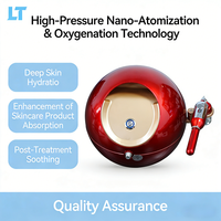 Pistolet pulvérisateur nano portable pour soins capillaires, machine anti-rides, raffermissant cutané, pulvérisateur facial, enrichissement en oxygène, compatible prises US et EU