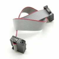 Conector IDC de 8 pines, Cable plano de cinta de 6 pines, F/F, paso de 2,54mm
