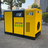 Compresseur d'air à vis rotatif industriel PM avec sécheur d'air à inverseur 30HP/22KW 10Bar 100CFM pour sablage électrique rotatif