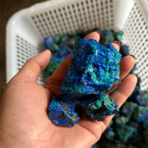 Cristalli Grezzi di Azurite Naturale di Alta Qualità, Verdi e Blu, Pietre Grezze Curative per Decorazione - Product Image 3