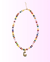 Nouveau collier tendance pour femme avec fermoirs en acier inoxydable, plaqué or, breloques, perles en pierre naturelle, forme géométrique pour les occasions de fête