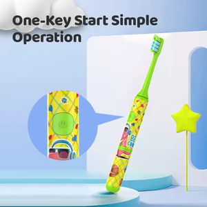 Cepillo de Dientes Eléctrico Sónico para Niños, Funciona con Batería, Limpieza Diaria, Blanqueamiento Dental - Product Image 3