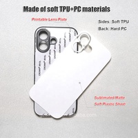 Coques de Téléphone Vierge à Sublimation en Gros 2D TPU PC avec Support Compatible Charge Sans Fil pour iPhone 17