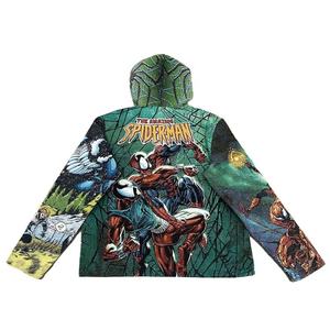 Disponibile per Ordini all'Ingrosso: Felpa con Cappuccio da Uomo con Grafica <span class=keywords><strong>Marvel</strong></span> Spider per l'Autunno, Ecologica e Traspirante in Poliestere/Cotone - Product Image 5