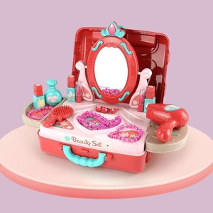 Trucco portatile <span class=keywords><strong>per</strong></span> ragazze giocattolo principessa trucco vanità <span class=keywords><strong>per</strong></span> bambini, giocattolo da tavolo <span class=keywords><strong>per</strong></span> bambini <span class=keywords><strong>per</strong></span> 3 4 5 6 anni ragazze - Product Image 5