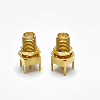 Nuovo Arrivo Connettore Coassiale RF KHD1, Presa Femmina per Montaggio PCB a Saldare, 50 Ohm DC-18GHz, Accessori Connettore con Contatti Placcati Oro