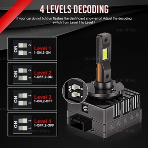 Ampoule de <span class=keywords><strong>phare</strong></span> LED Canbus Sunshiny D1S D2S D3S D4S D5S 45W 10000LM pour voiture D1 D2 D3 D4 D5 D8 - Product Image 5
