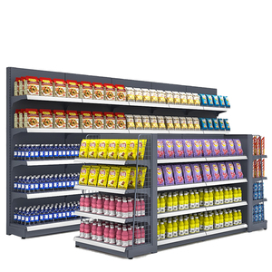 Kệ Bán Lẻ Kim Loại Sắt Chịu Tải Nặng Tùy Chỉnh MOQ Thấp Kệ Trưng Bày Siêu Thị Gondola Kệ Giá Để Bán Lẻ Giá Cửa Hàng - Product Image 5