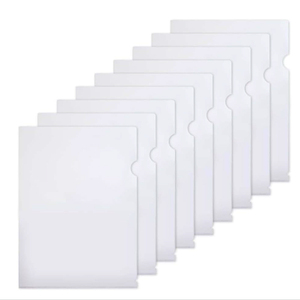 Nhựa rõ ràng tài liệu trong suốt tập tin thư mục l-loại thư mục sao chép an toàn dự án Túi A4 thư giấy tờ bảo vệ - Product Image 1