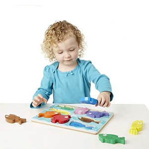 colores paño del bebé almohada del bebé apaciguar toalla/babero <span class=keywords><strong>zapatos</strong></span> <span class=keywords><strong>de</strong></span> bebé rompecabezas clásico <span class=keywords><strong>de</strong></span> madera Peg rompecabezas - Product Image 5