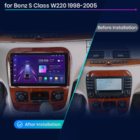 Junsun-Autoradio pour Mercedes Benz Classe S W220 1998-2005 Lecteur DVD de Voiture, Unité Principale Écran de Voiture, Stock UE