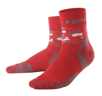 Chaussettes respirantes en laine mérinos rayées pour hommes et femmes HAK pour les sports d'hiver en plein air, randonnée, cyclisme, camping, ski