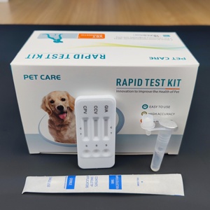 Diagnostic rapide du chien <span class=keywords><strong>Test</strong></span> pour animaux de compagnie CCV/CPV/GIA Giardia Traitement GIA Antigène Diagnostic Rapide <span class=keywords><strong>Kit</strong></span> de détection combiné à domicile - Product Image 4