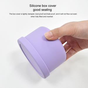 Recipientes Redondos para Almacenamiento de Alimentos Libres de BPA con Tapas Herméticas, Lonchera de Silicona Bento para Niños, Aptos para Lavavajillas - Product Image 6