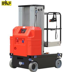 Aluminum Alloy Single Masts Aerial Maintenance <b>Work</b> Cage Electric Lift Aerial <b>Work</b> <b>Platform</b> - Product Image 4