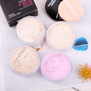 Novo calm bedak rias tahan lama tahan air, bedak halus Kontrol Minyak mineral pengaturan pro kulit madu bedak longgar - Product Image 5