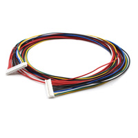 Konektor Adaptor JST PH 2.0mm 20-Pin Kustom Pabrik, Kabel Ekstensi Pria Wanita Multiwarna CE ROHS untuk Lampu LED Motor