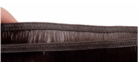 Rambut Virgin Remy Cina Double Drawn Flat Weft Silky Straight Warna Coklat Tua Hitam Harga Grosir Pabrik Pesanan Massal