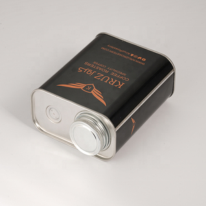 Personnaliser l'emballage de grains de café de dégazage de 250g canette en métal de qualité alimentaire canette de café vintage - Product Image 4