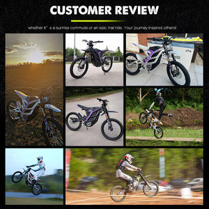 Moto électrique la <span class=keywords><strong>plus</strong></span> populaire 72V 16.8KW Mid Motor 79BIKE GT Moto électrique Vitesse maximale 100 KM/H en noir - Product Image 4