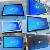 Ordinateur tout-en-un avec écran tactile G+G, système d'exploitation Windows, processeur Intel de 4e/6e/8e/10e/11e/12e/13e génération I3/i5/i7, 8+256 Go ou 16+512 Go en option