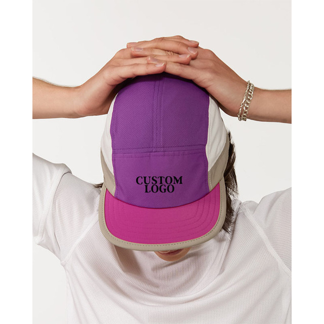 Custom Woven Label Logo Adjustable Technical Running Hat Nylon Waterproof Unisex Sports Beach Fishing 5 Panel All Seasons High