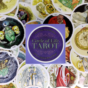 Material de papel de tarjeta de <span class=keywords><strong>Tarot</strong></span> en forma personalizada para uso familiar Tarjeta personalizada de lectura de fortuna de horóscopo interesante grueso - Product Image 2