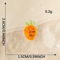 Geborduurde mesh stof patch PU Engelse letter fris hart aardbei fruit bloem T-shirt hoed haarspeld hoofdband DIY China