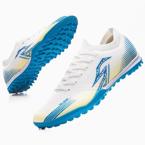 Chaussures de football TF noires, blanches, roses, bleues et orange, résistantes, pour terrains synthétiques, pour écoles et clubs amateurs, vente en gros directe du fabricant - Product Image 5