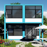Maison de conteneur préfabriquée modulaire de luxe Pack plat conception en bois pour une utilisation confortable comme appartement atelier hôtel ou magasin