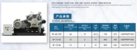 Compresores Industriales de Alta Presión YiBang de 15 kW, 20 hp, 72 m3/h, 60 bar, Motor de Pistón Lubricado, 380 V, 50 Hz, 3 Fases